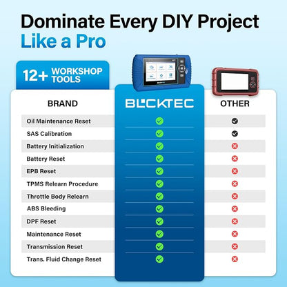 BLCKTEC 460T OBD2 Scanner Car Code Reader Engine ABS SRS Transmission - Image 3