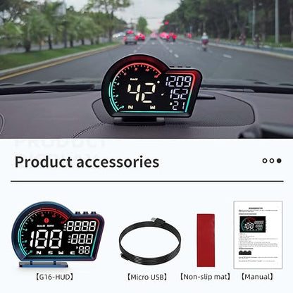 ACECAR Digital GPS Speedometer Universal Car Head Up Display - Image 6
