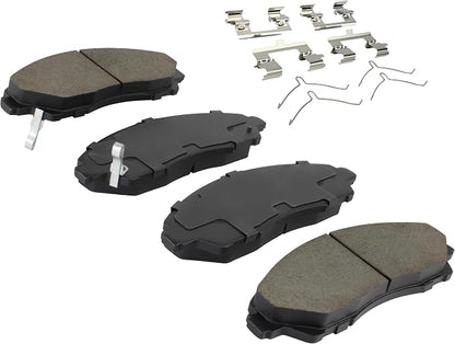 Premium Ceramic Front Brake Pads Compatible - Image 2