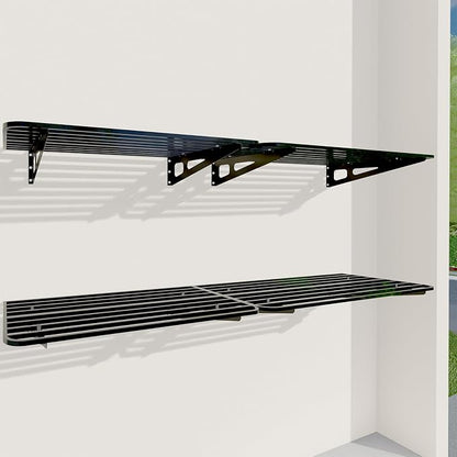 4-Pack 2x4ft Garage Shelving Wall Mounted, 4 ShelfTotal 16 ft Garage Wall by ZoffyFabrizio