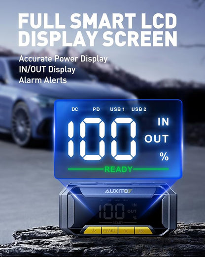 AUXITO 8000A Car Battery Jump Starter Boost Force Start Function Jump Box 60W - Image 9