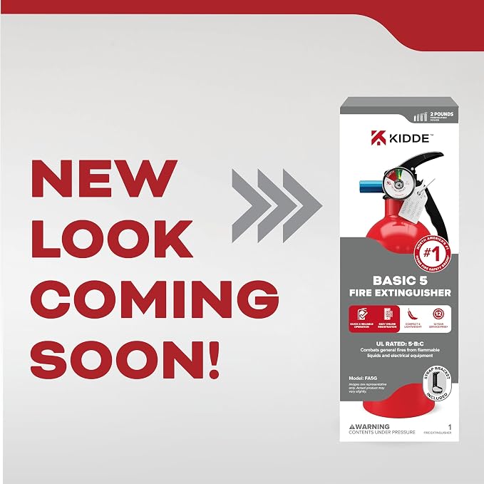 Kidde Basic Fire Extinguisher for Home, Residential, Single-Use - Image 2