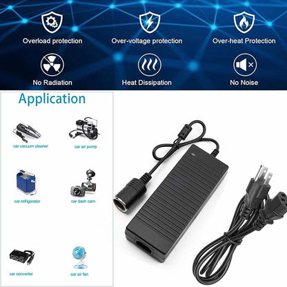 12V 15A Power Adapter Car Charger Converter, Car Cigarette Lighter Socket AC/DC - Image 4