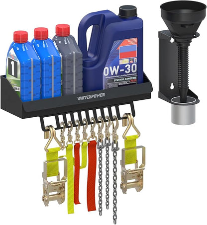 UNITEDPOWER 6 Quart Motor Oil Storage Rack, Bottle Shelf Mount Caddy by UNITEDTOOLSUNITEDPOWER