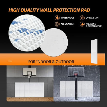 PROGOAL 2"/4" Thick Foam Protection Wall Pad，Gym Basketball-Court - Image 5