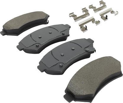 Premium Semi-Metallic Front Brake Pads Compatible - Image 2