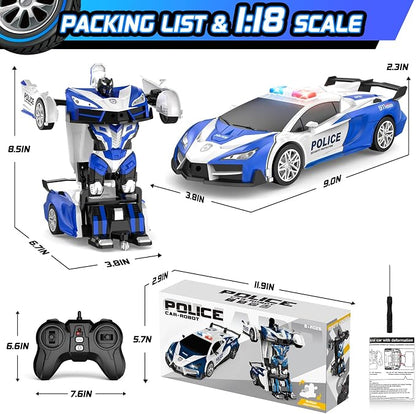 Remote Control Car for Boys 4-7, 2.4GHz RC Car 1:18 Scale, One-Button - Image 8