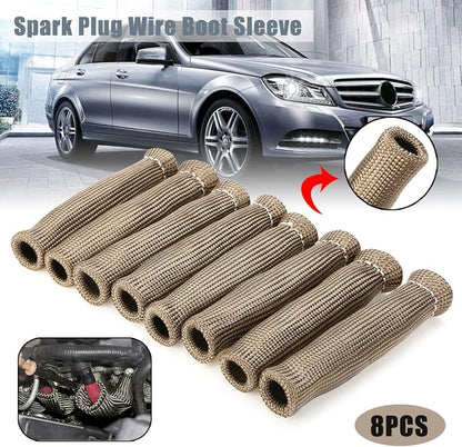 Titanium Spark Plug Wire Boots Thermal Protection Insulator Sleeve, 2500 Degree - Image 4