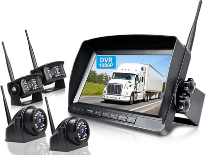 9" Wireless Backup Camera System by ZEROXCLUB