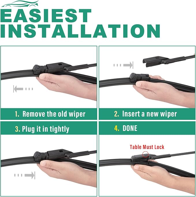 26" 20" 16" Windshield Wiper Blades Replacement - Image 8
