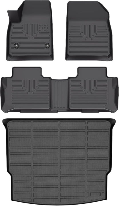 Wayhigh-All Weather Floor Mats & Cargo Liner Set by Wayhigh