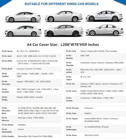 KouKou 6 Layers Car Cover Waterproof All Weather - Image 5