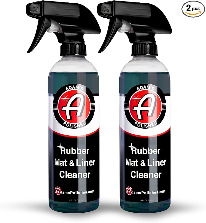 Adam's Polishes Rubber Mat & Liner Cleaner 2-Pack Protectant & Rubber Floor Mat by AdamsPolishes