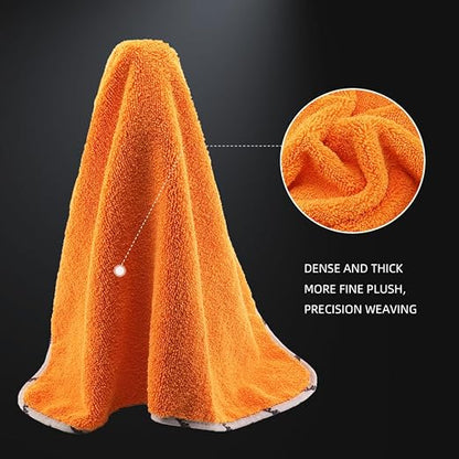 Car Microfiber Towel, 1 Pack Highly Absorbent, Scratch Free Large Car - Image 4
