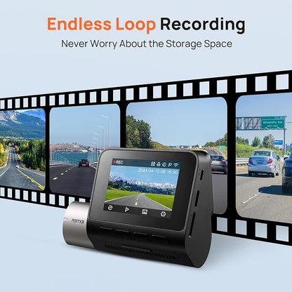 70mai Dash Cam Front and Rear A510, 1944P+1080P - Image 8