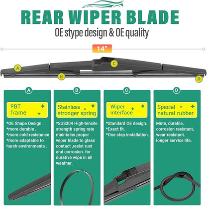24" 18" 14" Windshield Wiper Blades - Image 4