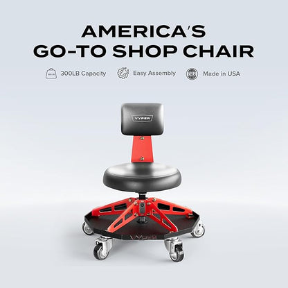 Vyper Robust Steel Sport Shop Chair - Image 3