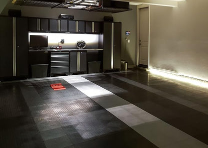 GarageDeck Coin Pattern, Durable Interlocking Modular Garage Flooring Tile - Image 3