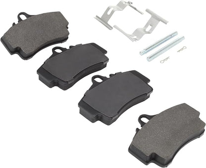 Premium Semi-Metallic Rear Brake Pads Compatible - Image 2