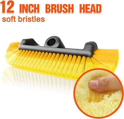 12FT Car Wash Brush with Long Handle, Car Cleaning Brush with 12 Inch Soft - Image 3
