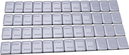 YIZBAP Wheel Weights Gray 1/4oz, 72 oz/Box, by YIZBAP