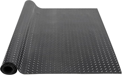 VEVOR Diamond-Plate Flooring Roll, SBR Rubber Mat, Gym & Garage Industry by VEVOR