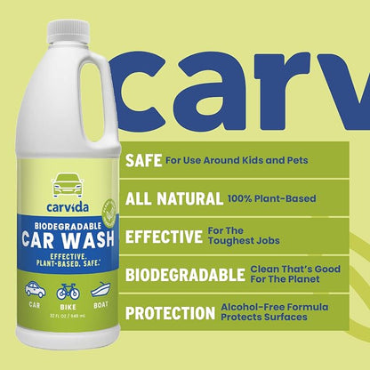 Biodegradable Car Wash, Environmentally-Friendly Plant-based Concentrate - Image 2
