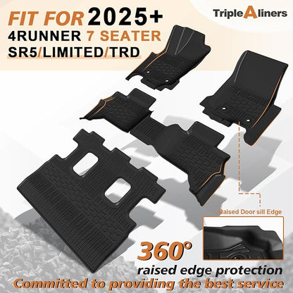 TripleAliners Floor Mats All Weather Liners Compatible - Image 2