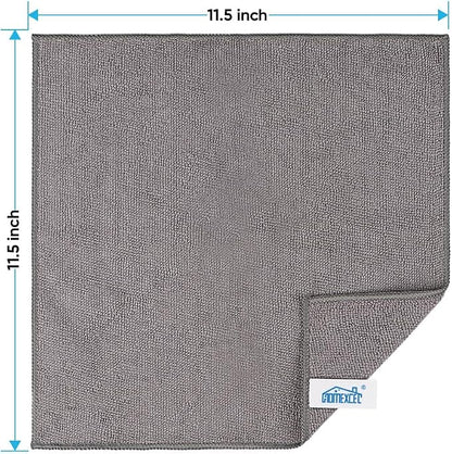 HOMEXCEL Grey Microfiber Cleaning Cloth, 24 Pack Cleaning Towels - Image 7