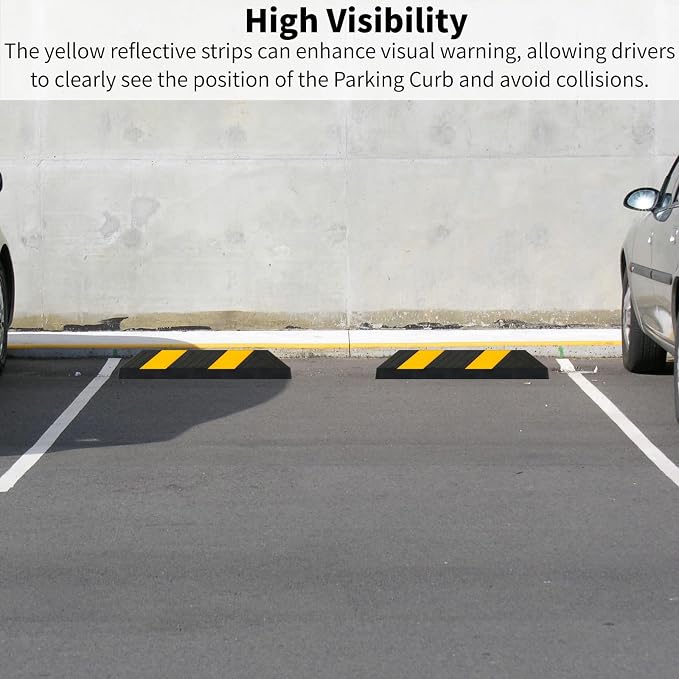 Heavy-Duty Parking Curb Wheel Stop - Image 5