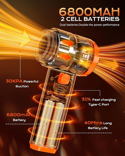 Car Vacuum Portable Cordless, Handheld Vacuum Cordless - Image 4