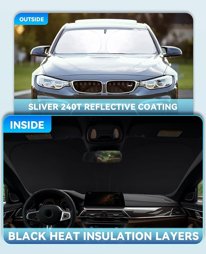 Windshield Sun Shade Car Sunshade - Image 3