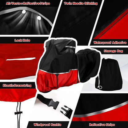 420D Waterproof Motorcycle Cover Replace - Image 7