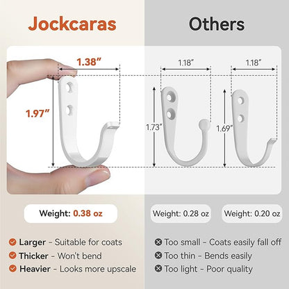 15Pcs Wall Hooks for Bathroom, and Garage - Image 5