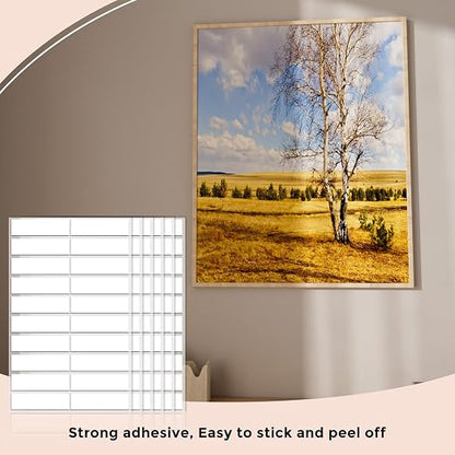 120pcs Adhesive Strips Double Sided Tape Wall Nano Sticky Dots Mounting Putty - Image 2
