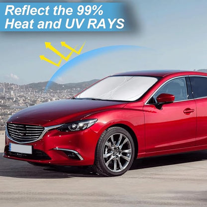 Custom Fit Mazda 6 Windshield Sunshade - Image 4