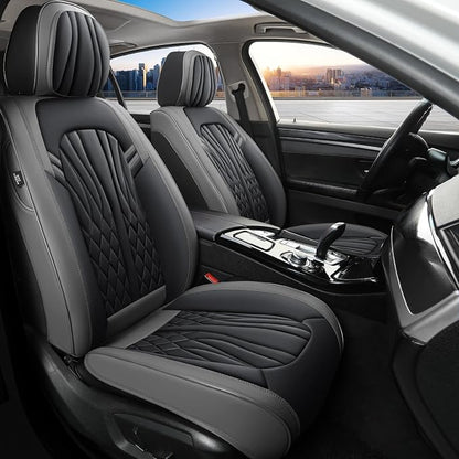Leather Car Seat Covers, Car Seat Protector Waterproof, Seat Covers Full Set - Image 2