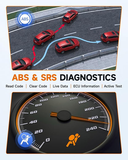 UPGRADED NT630 Plus, FOXWELL NT630 Pro 2-in-1 ABS SRS OBD2 Scanner & Battery - Image 3