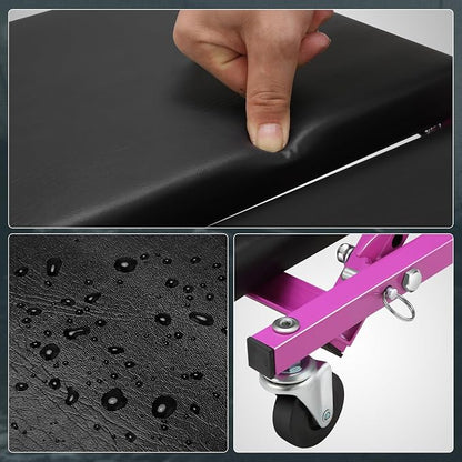 DNA MOTORING 40 Inches Folding 2 in 1 Rolling Z Creeper, Adjustable Roller - Image 6