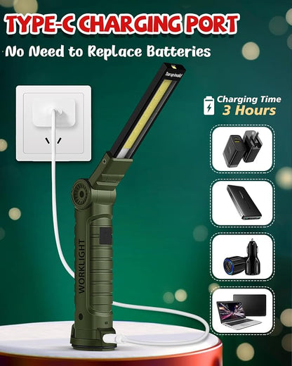 Coquimbo Tool Gifts for Men Him, Rechargeable LED Work Light Grill Light - Image 8