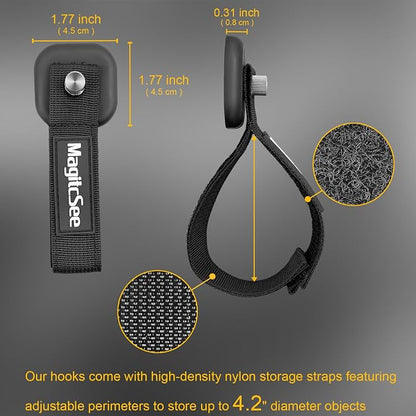 2 Pack Heavy Duty Magnetic Hook Straps - Image 2