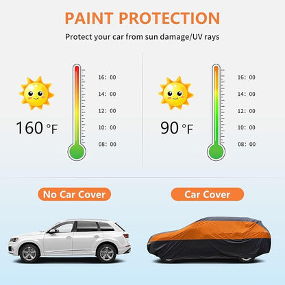 SUV Car Cover Waterproof All Weather, Cover Full Exterior Cover Windproof - Image 8