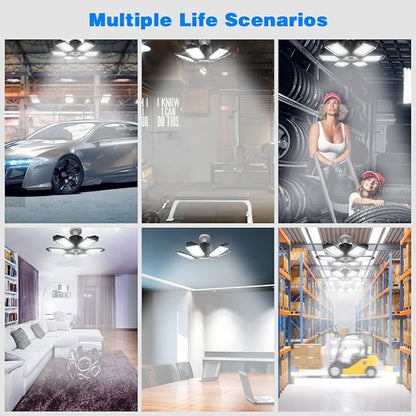 Garage Lights - 2Pack Super Bright 32000LM LED Garage Ceiling Light 6500K LED - Image 6