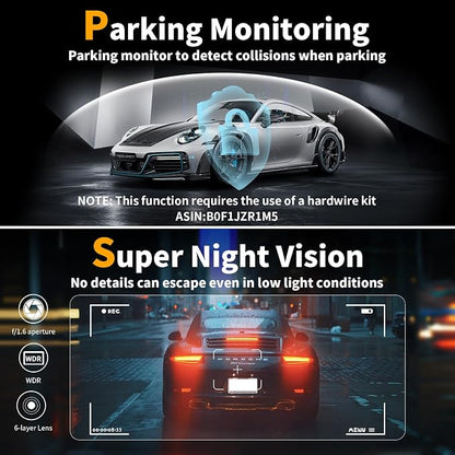 Dash Cam Front and Rear: 4K Dual Channel Dash Cam - Image 7