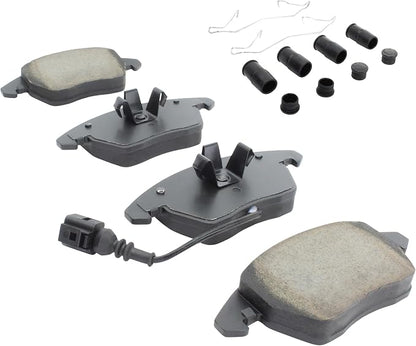 Premium Semi-Metallic Front Brake Pads Compatible - Image 2