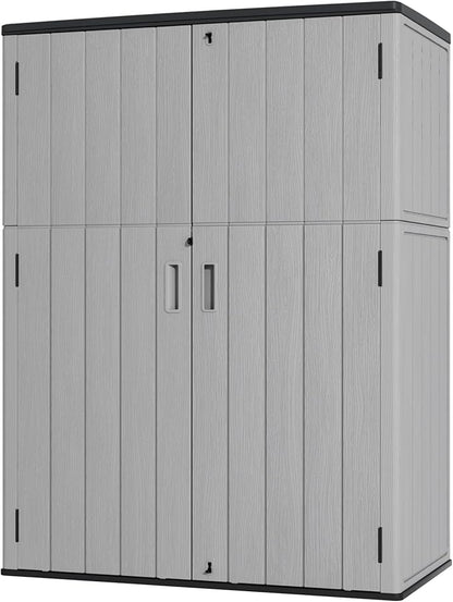 Plastic Outdoor Storage Cabinets, Vertical Sheds&Outdoor Storage by Mrosaa