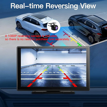 9 inch Wireless Apple Carplay and Android Auto, 4 Core IPS Touch Screen Mirror - Image 7