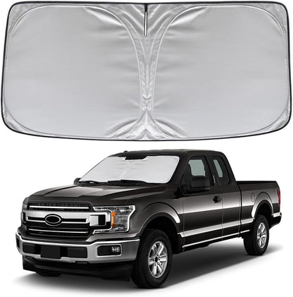 KAYZT Windshield Sun Shade for F150 2015-2020 Foldable Sunshade Front Window by KAYZT
