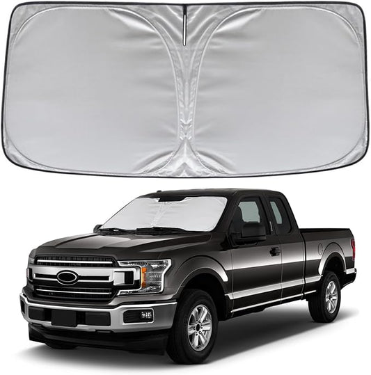 KAYZT Windshield Sun Shade for F150 2015-2020 Foldable Sunshade Front Window by KAYZT