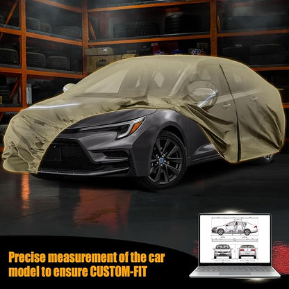 Waterproof Car Covers Replace for 2004-2025 Toyota Corolla Sedan, Windproof - Image 8